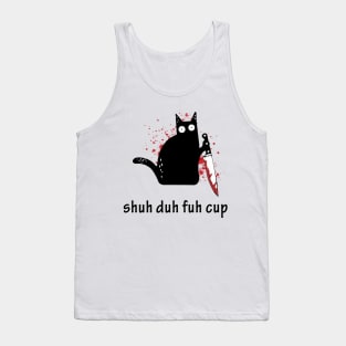 Black Cat Shuh Duh Fuh Cup Tank Top